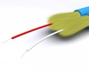 50/125 câble à fibre optique multimode OM2 2-fibre ZIP MINI TWIN LSZH